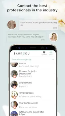 Zankyou android App screenshot 2